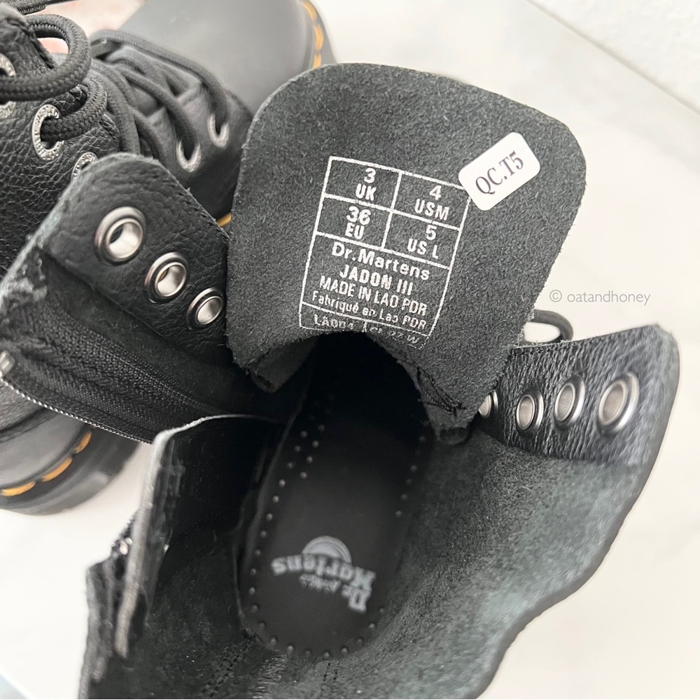 Dr. Martens Jadon Pisa Leather Platform Boot - Picture 4 of 8